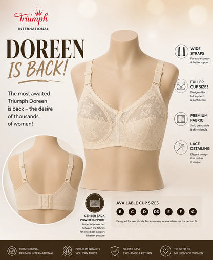 BUY 1 GET 1 FREE OFFER PACK OF 02 SPECIAL BUMPER OFFER TRIUMPH DOREEN MINIMIZER BRA UPTO 70% OFF BEST BRA FOR SUMMER