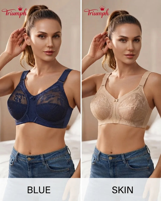 BUY 1 GET 1 FREE OFFER PACK OF 02 SPECIAL BUMPER OFFER TRIUMPH DOREEN MINIMIZER BRA UPTO 70% OFF BEST BRA FOR SUMMER