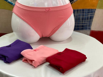 PACK OF 3 COTTON PANTIES-ASSORTED