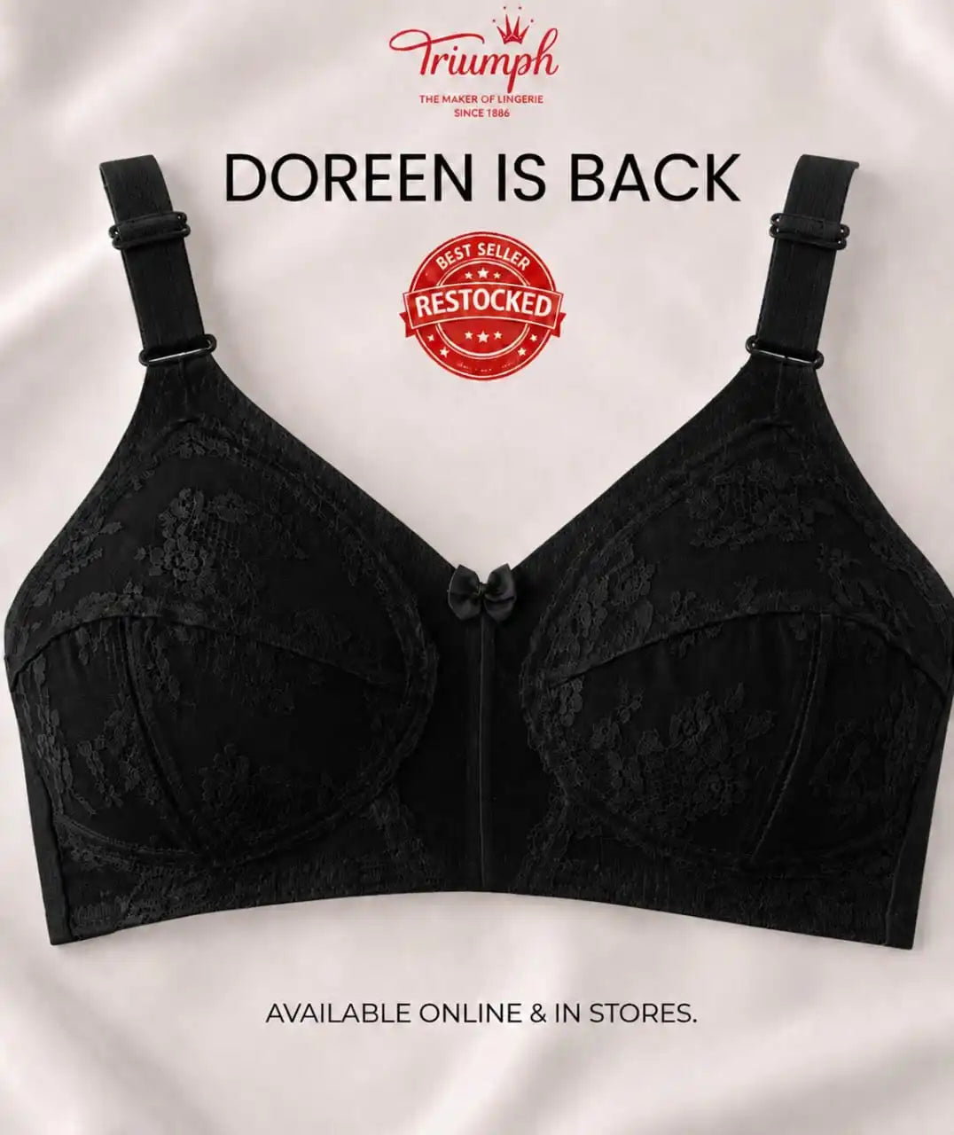 BUY 1 GET 1 FREE OFFER PACK OF 02 SPECIAL BUMPER OFFER TRIUMPH DOREEN MINIMIZER BRA UPTO 70% OFF BEST BRA FOR SUMMER